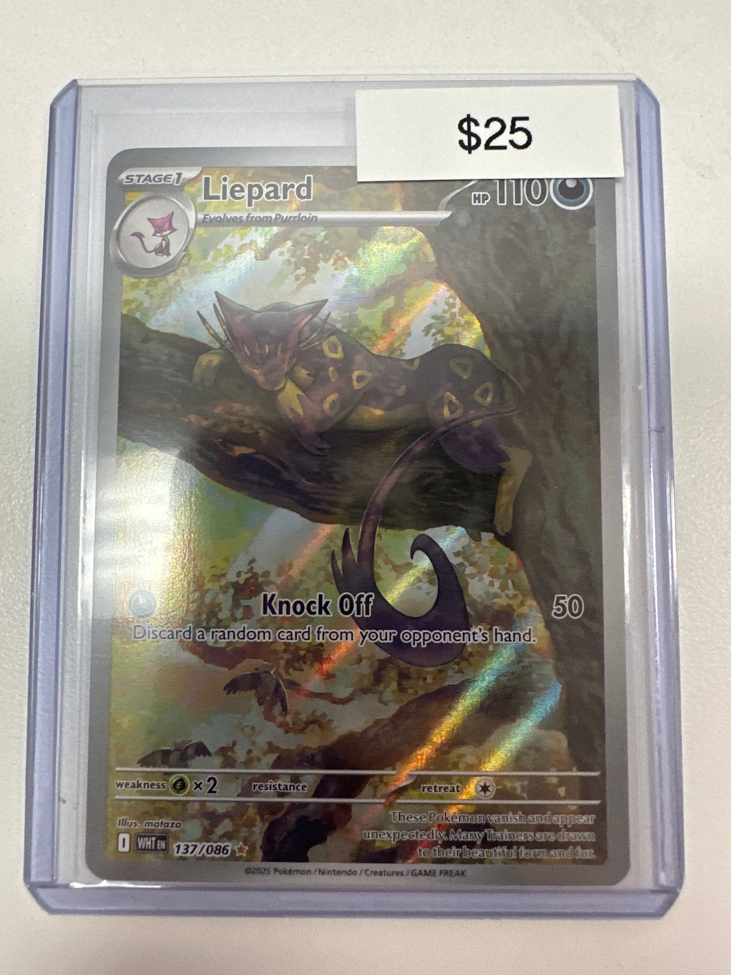 Pokemon Liepard 137/086