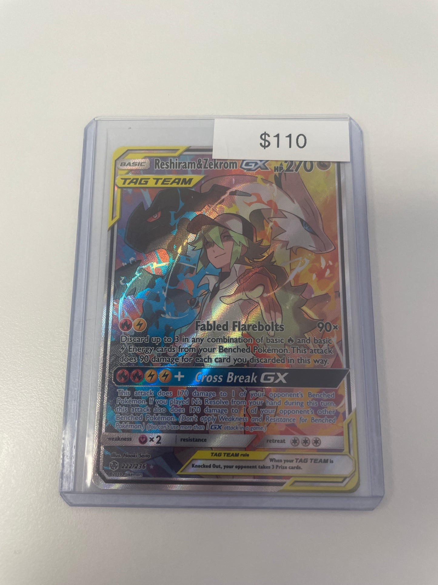 Pokemon Tag Team Reshiram & Zekrom #222/236