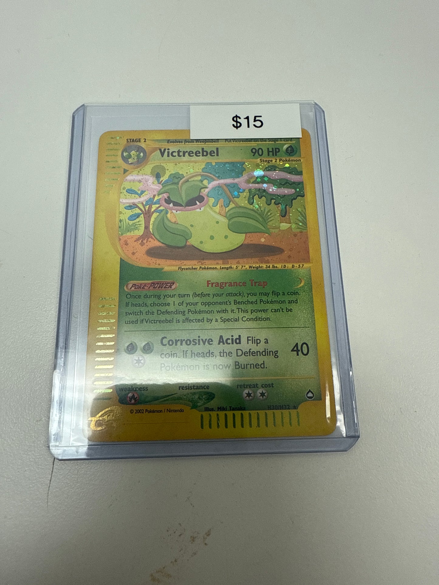 Pokemon Victreebel Holo #h30/h32