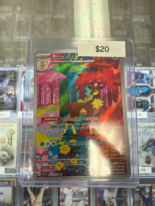 Pokemon Sawsbuck #166/162