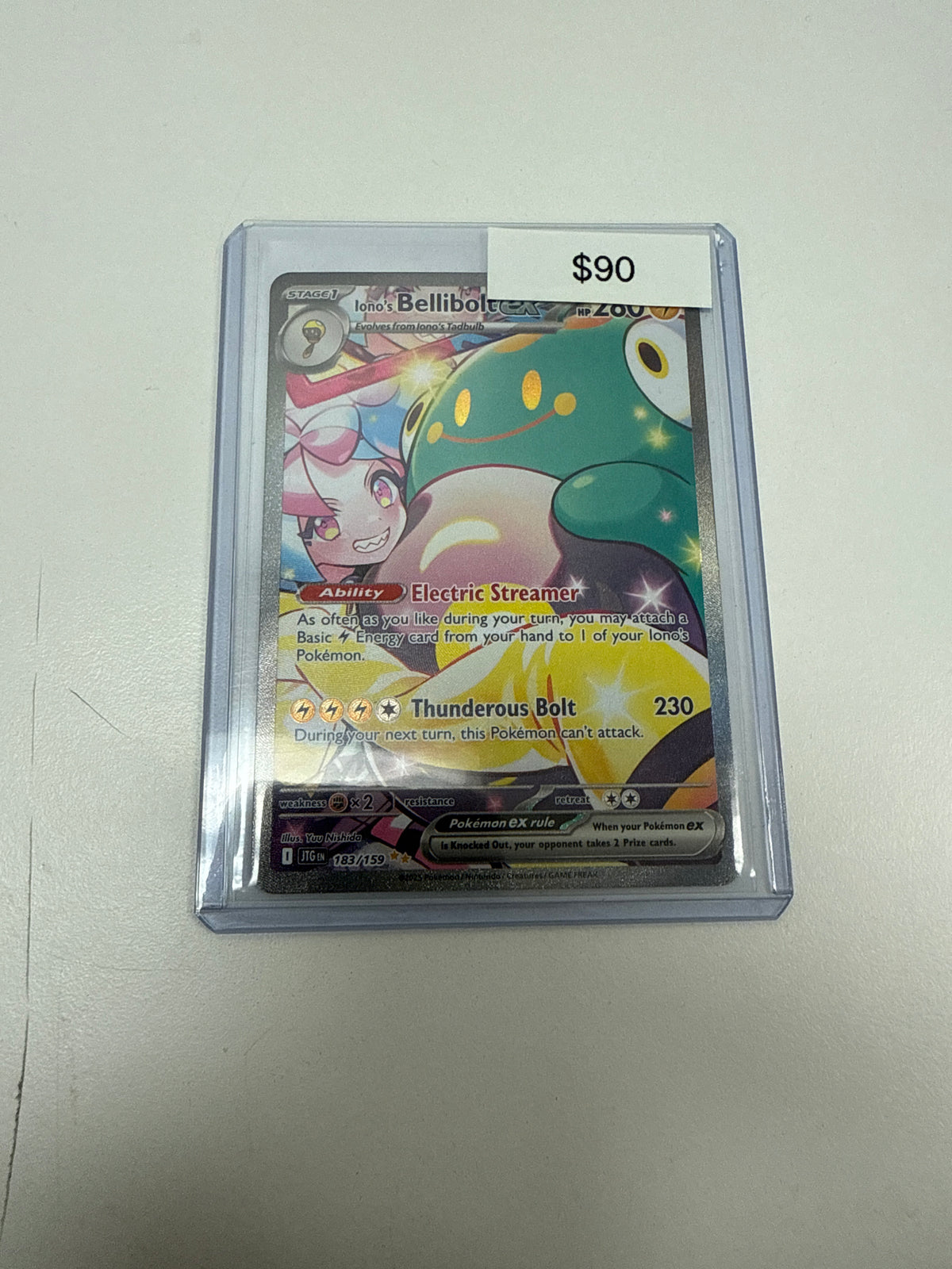 Journey Together Iono’s Bellibolt Ex SIR #183/159