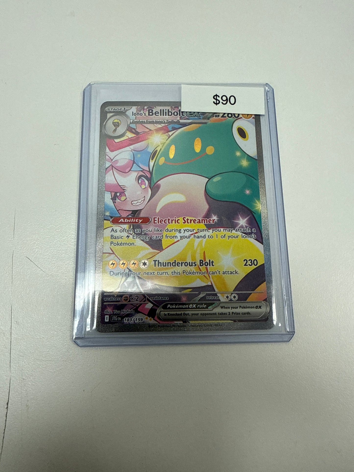 Journey Together Iono’s Bellibolt Ex SIR #183/159