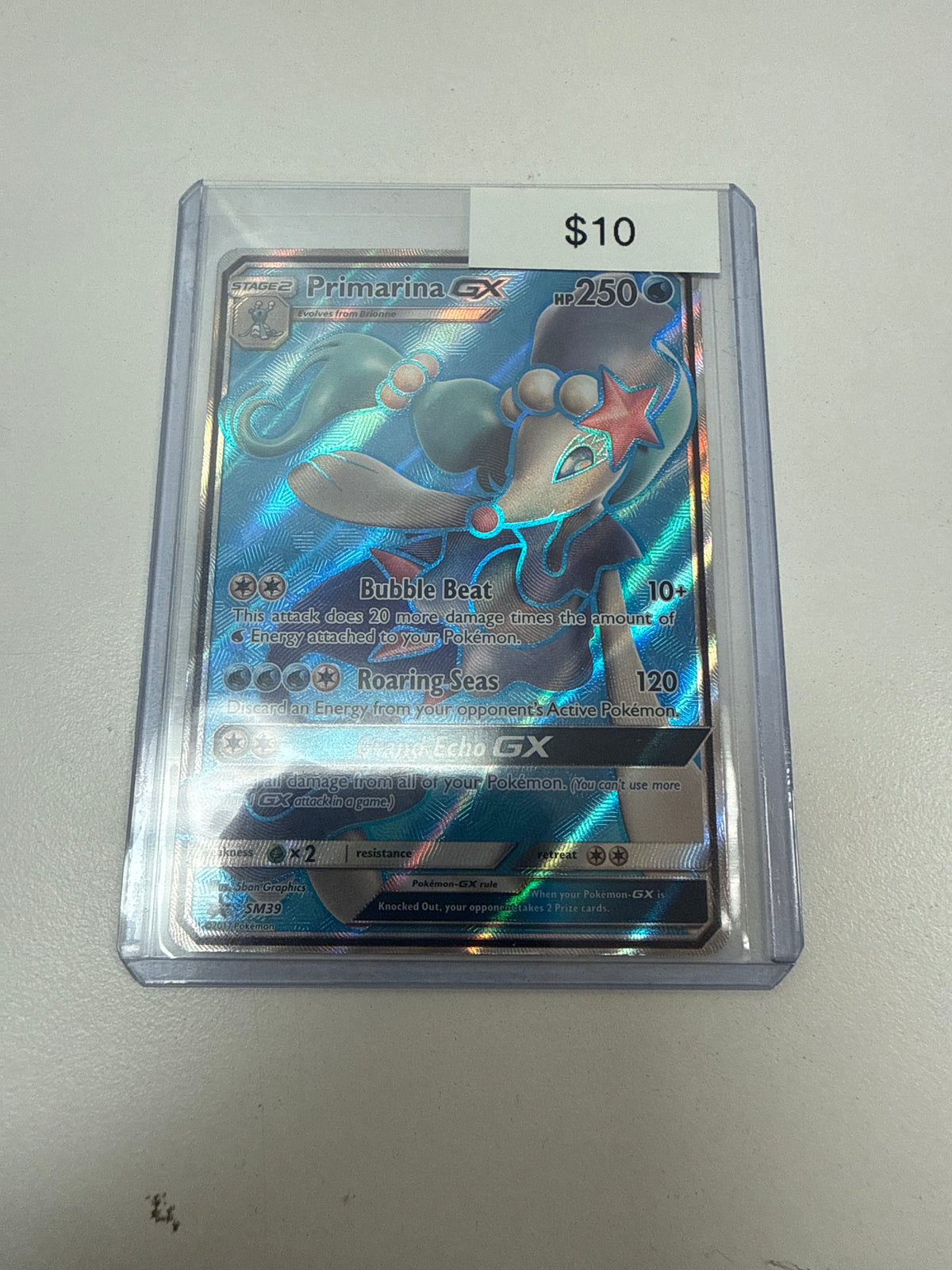 Pokemon Primarina Gx #sm39