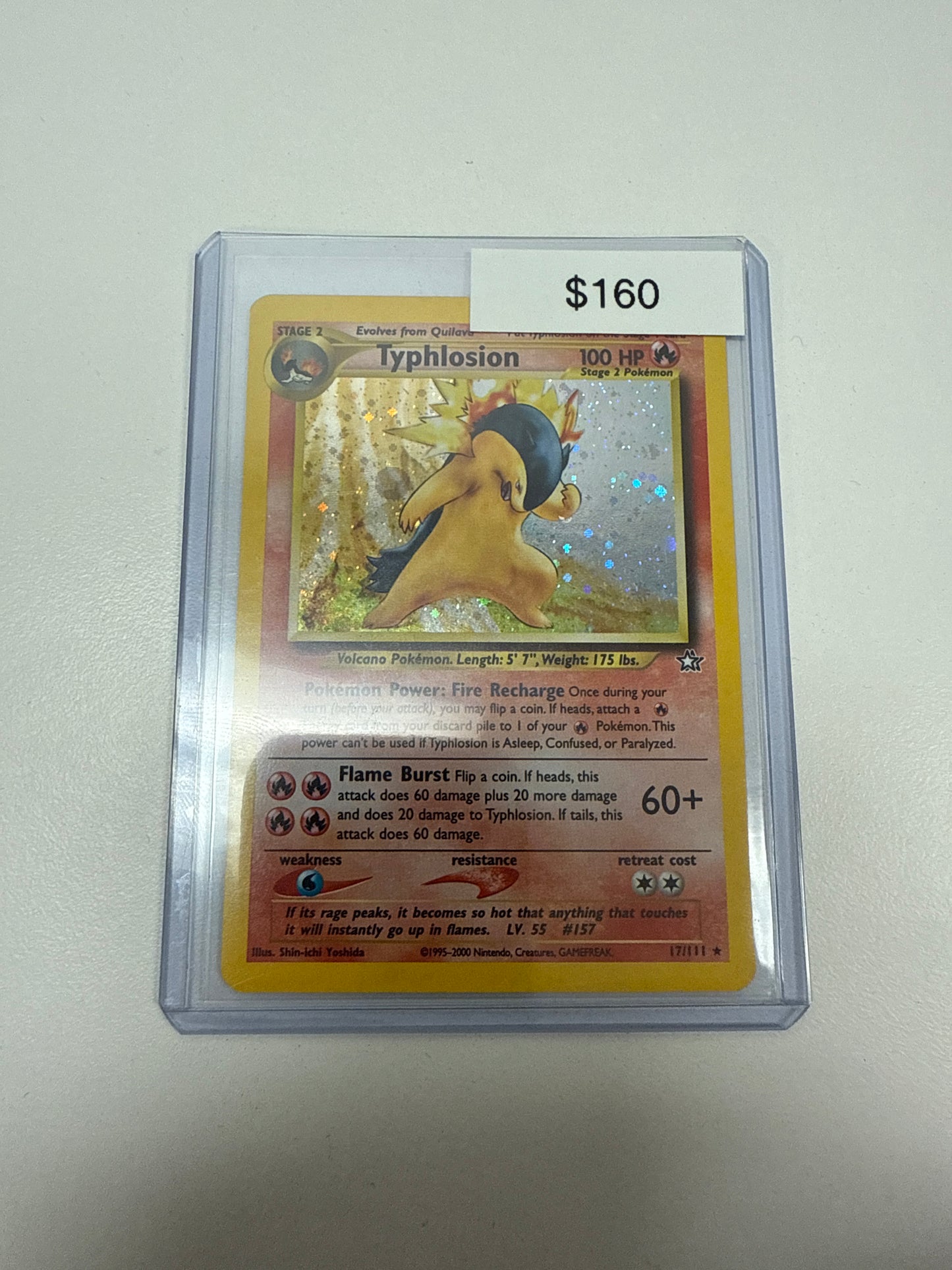 Neo Genesis Typholsion Holo #17/111