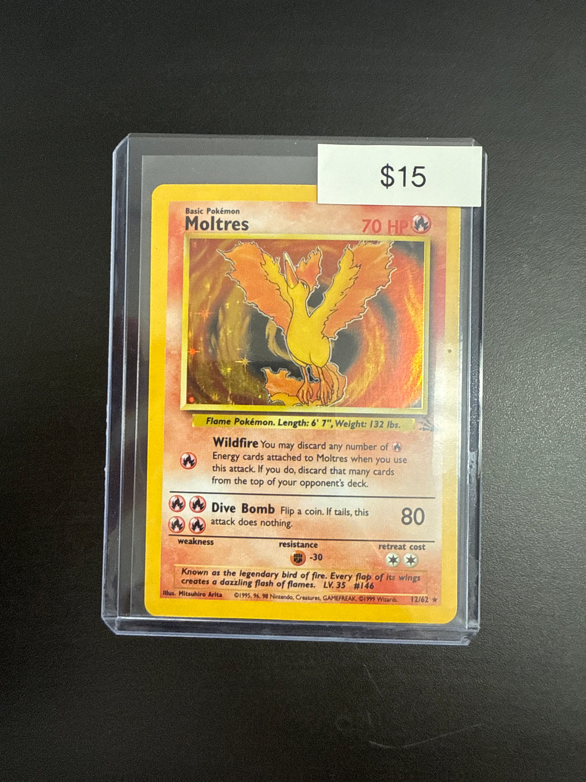 Pokémon Moltres Fossil 12/64