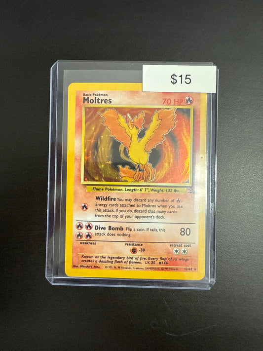Pokémon Moltres Fossil 12/64