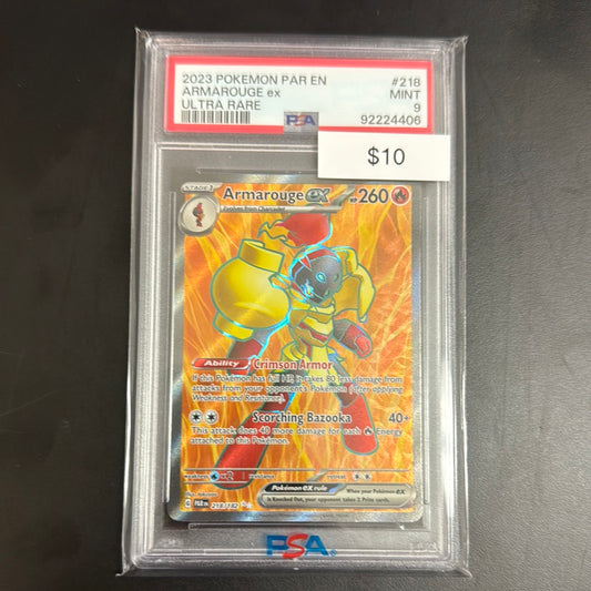 Pokémon ARMAROUGE EX PSA 9