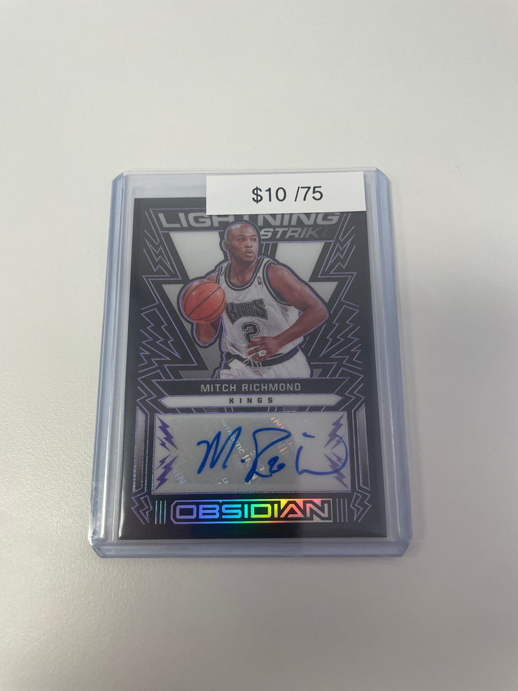 2021 Obsidian Mitch Richmond Purple Auto /75 