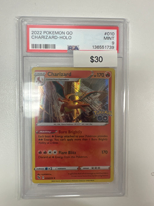 Pokemon Charizard 010/078 PSA 9