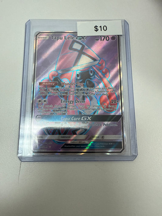 Pokemon Tapu Lele Gx Full Art #137/145