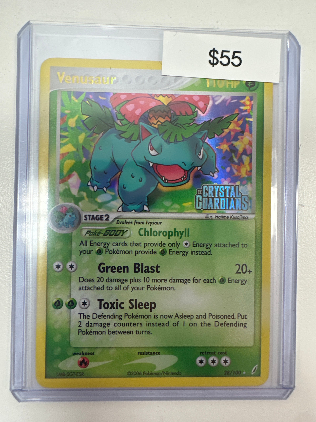 Pokemon Venusaur Reverse Stamp 28/100
