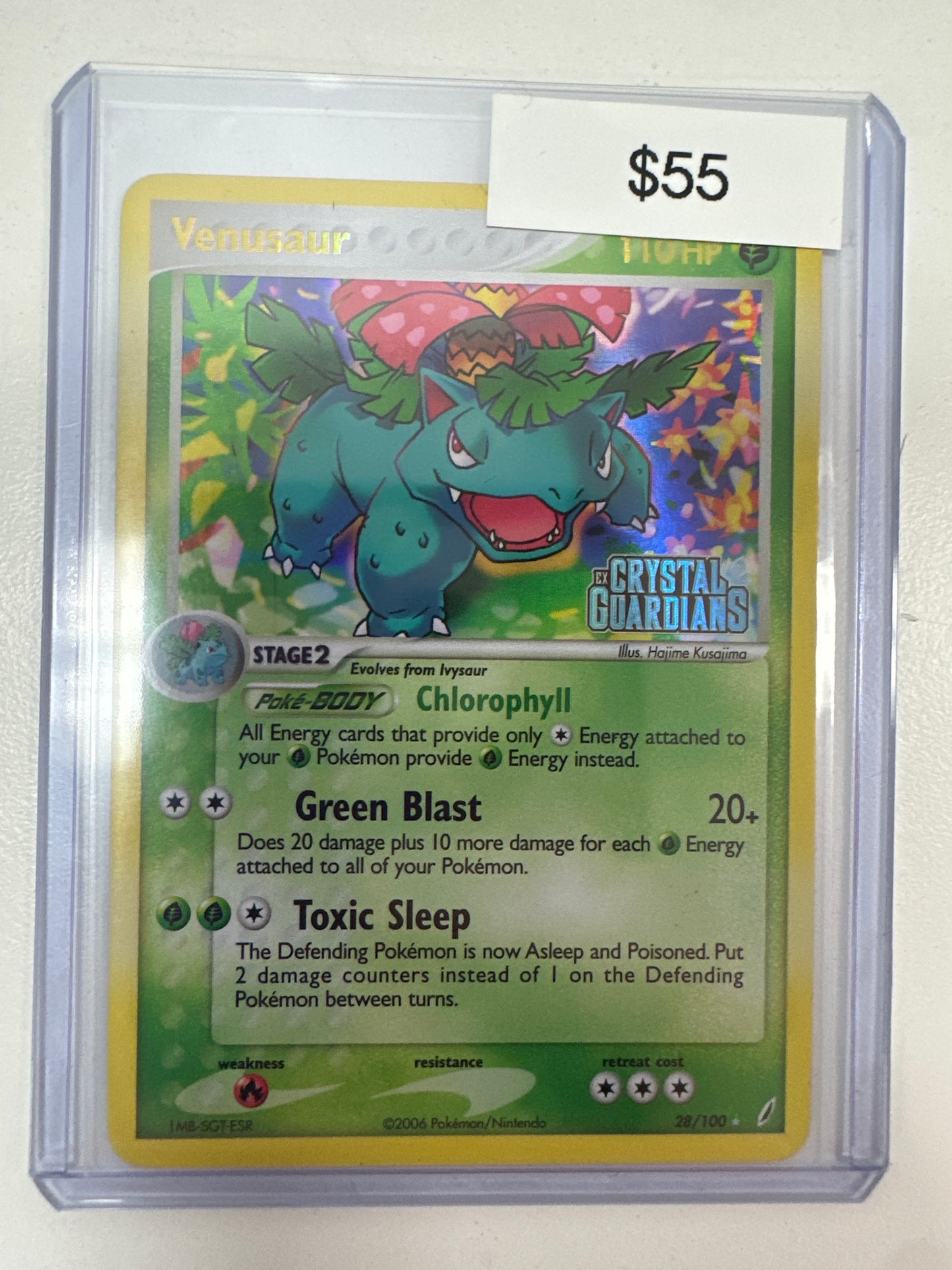 Pokemon Venusaur Reverse Stamp 28/100