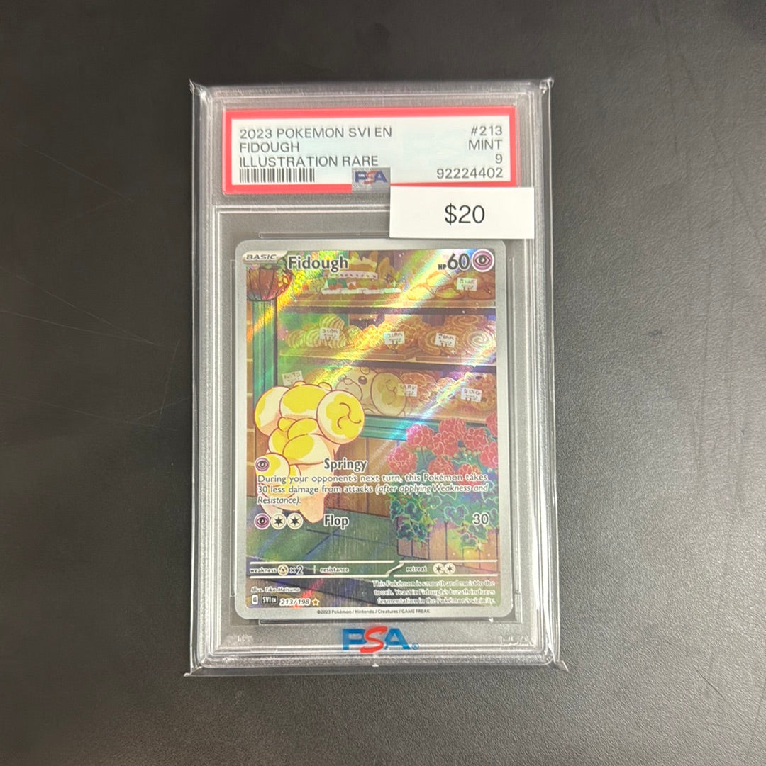 Pokémon FIDOUGH 213 PSA 9