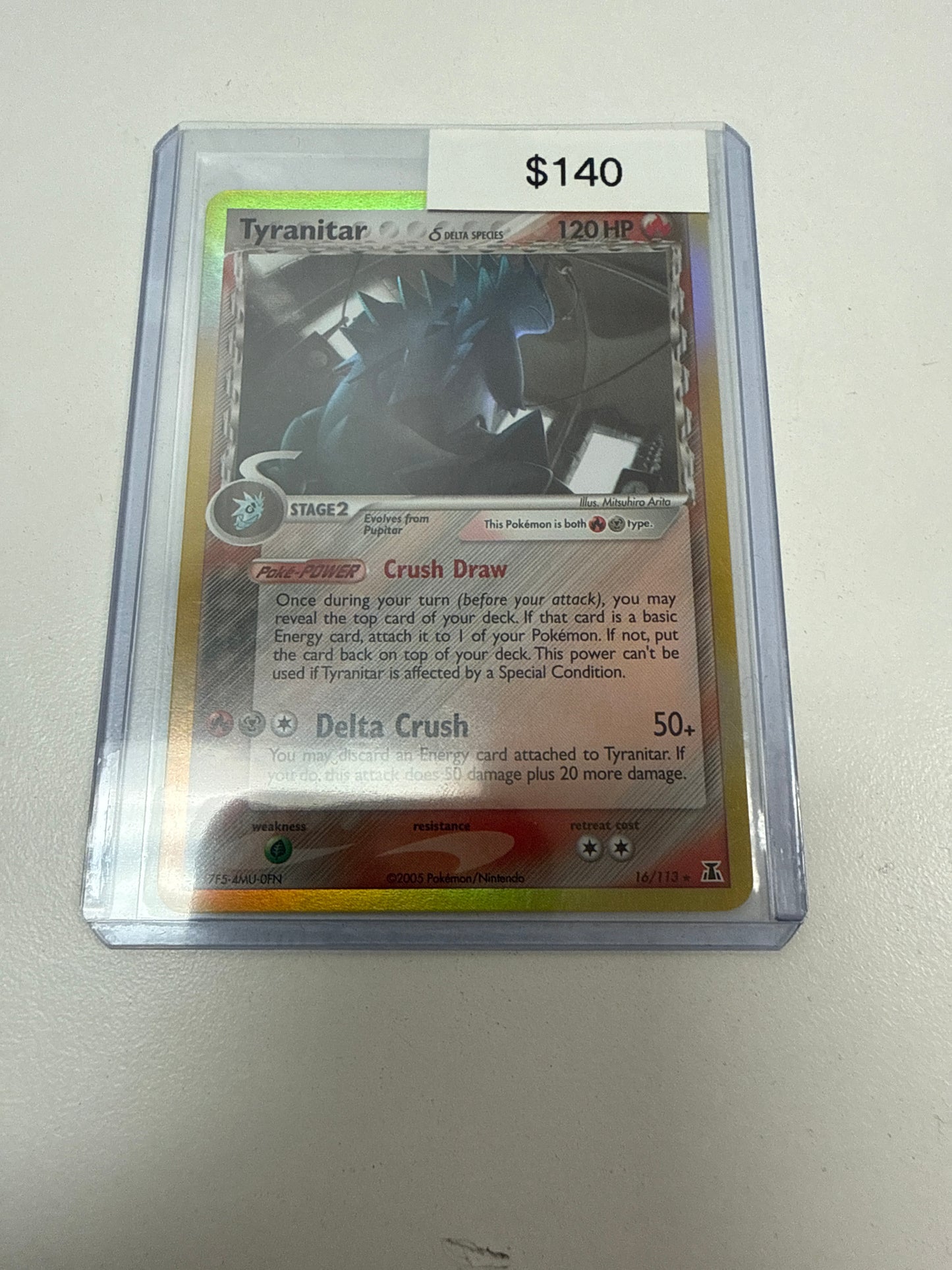 Pokemon Tyranitar Reverse Holo #16/113