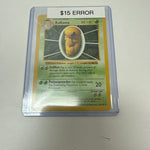 Pokemon Kakuna Shadowless Length Error #33/102