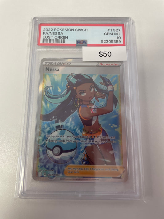 2022  Lost Origin Nessa #tg27/tg30 PSA 10