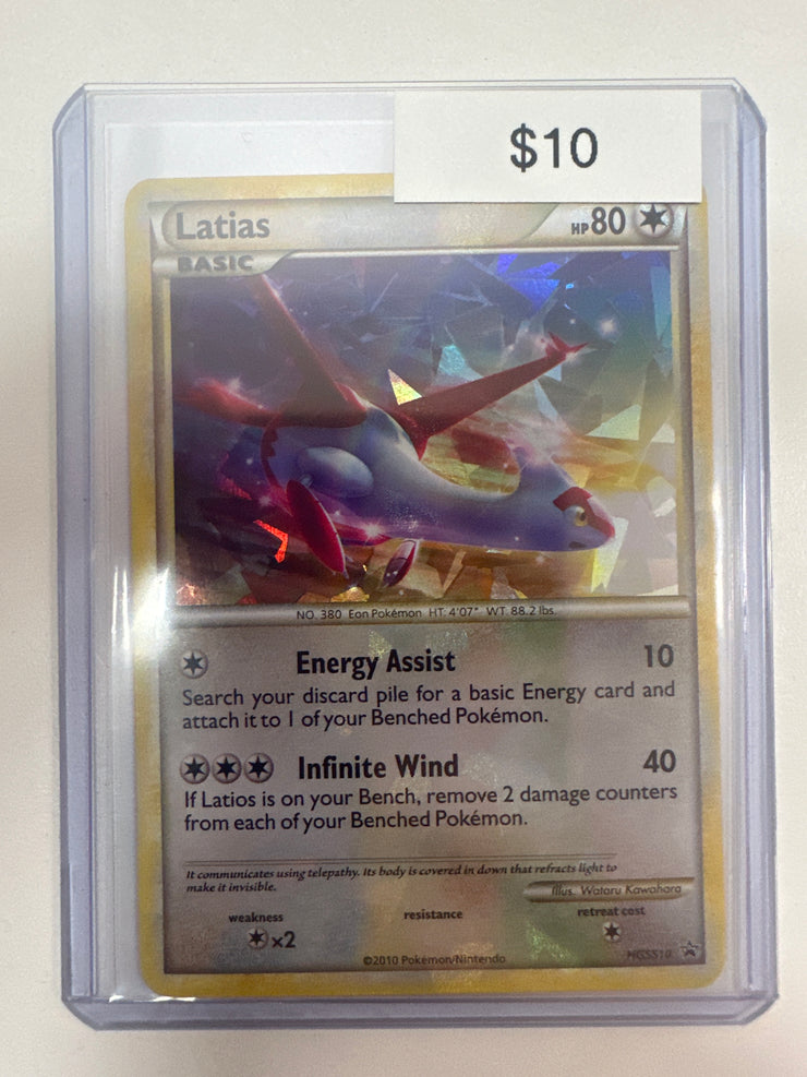 Pokemon Latias Cracked Ice Promo HGSS10