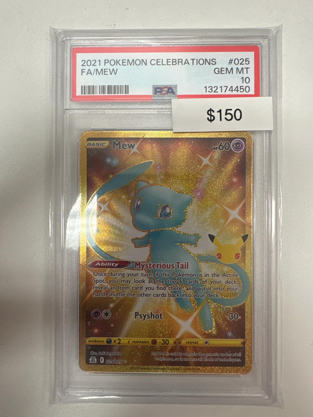 Pokemon Mew 025/025 PSA 10