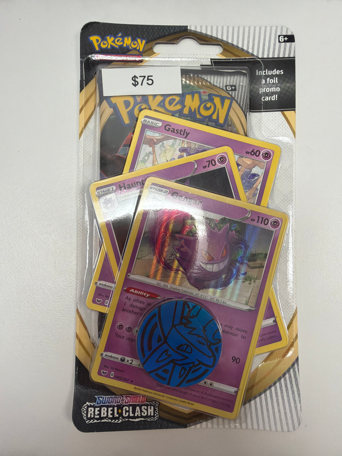 Pokemon Rebel Clash Checklane Blister Gengar