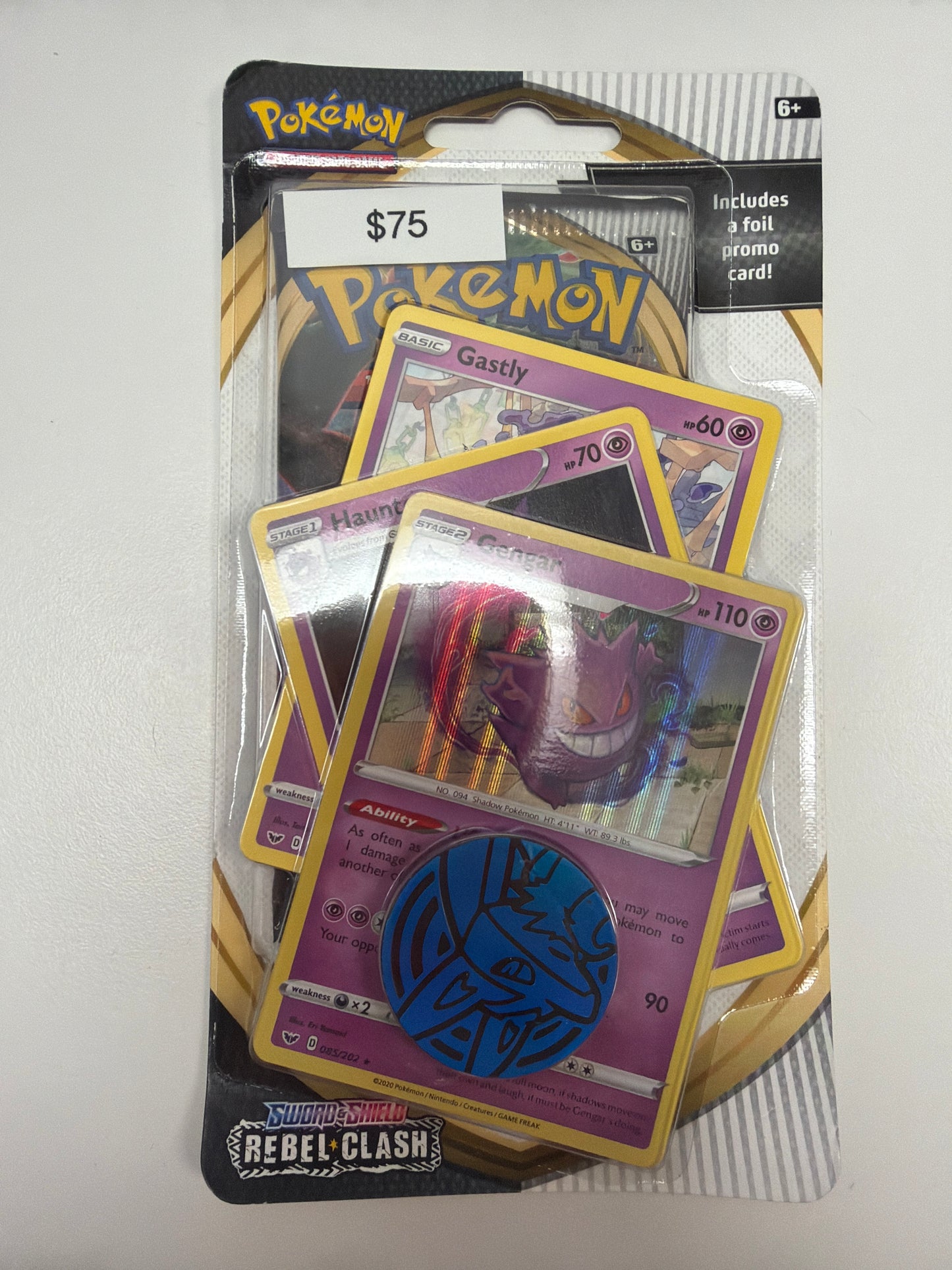 Pokemon Rebel Clash Checklane Blister Gengar