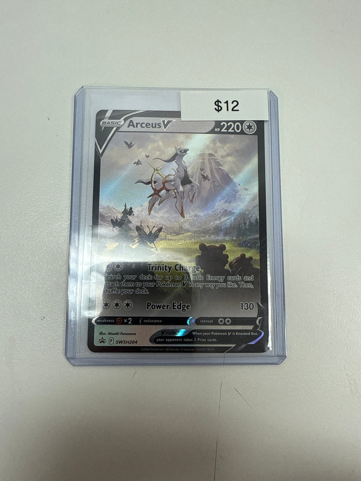 Black Star Promo Arceus V 