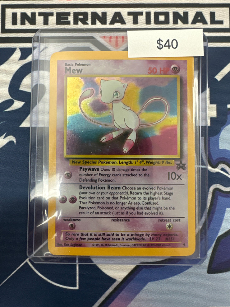 Pokemon Black Star Promo Mew Holo 