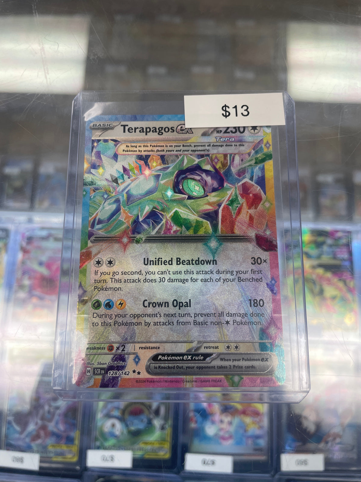 Pokemon Terapagos Ex #128/142