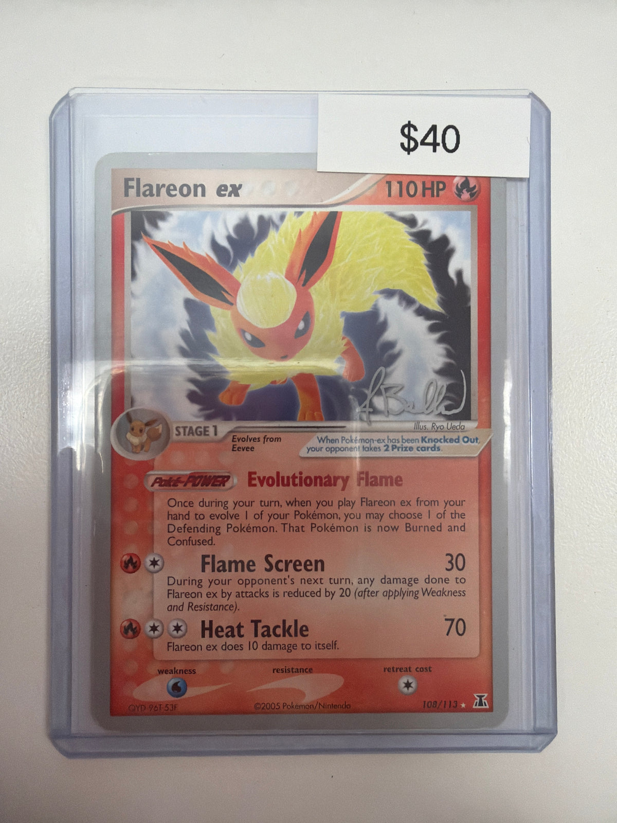 Pokemon Flareon ex World Champions 108/113