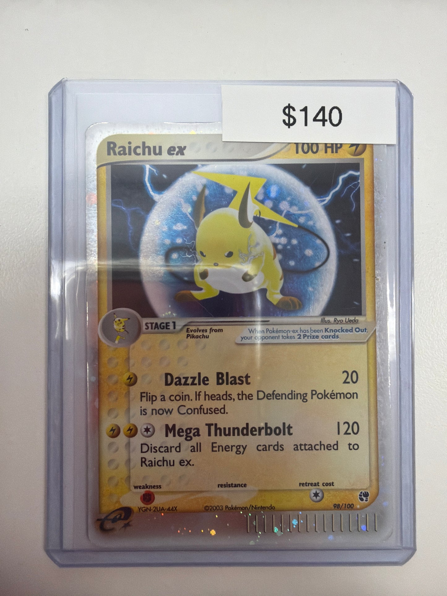 Pokemon Raichu ex 98/100