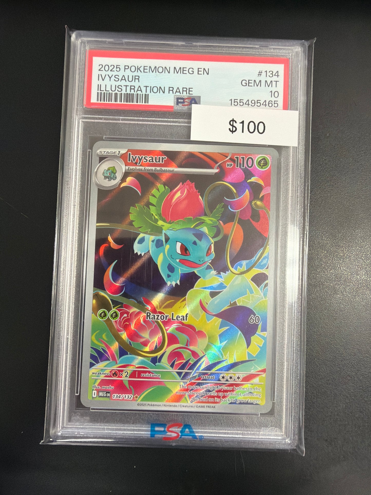 Pokemon Ivysaur #134 PSA 10