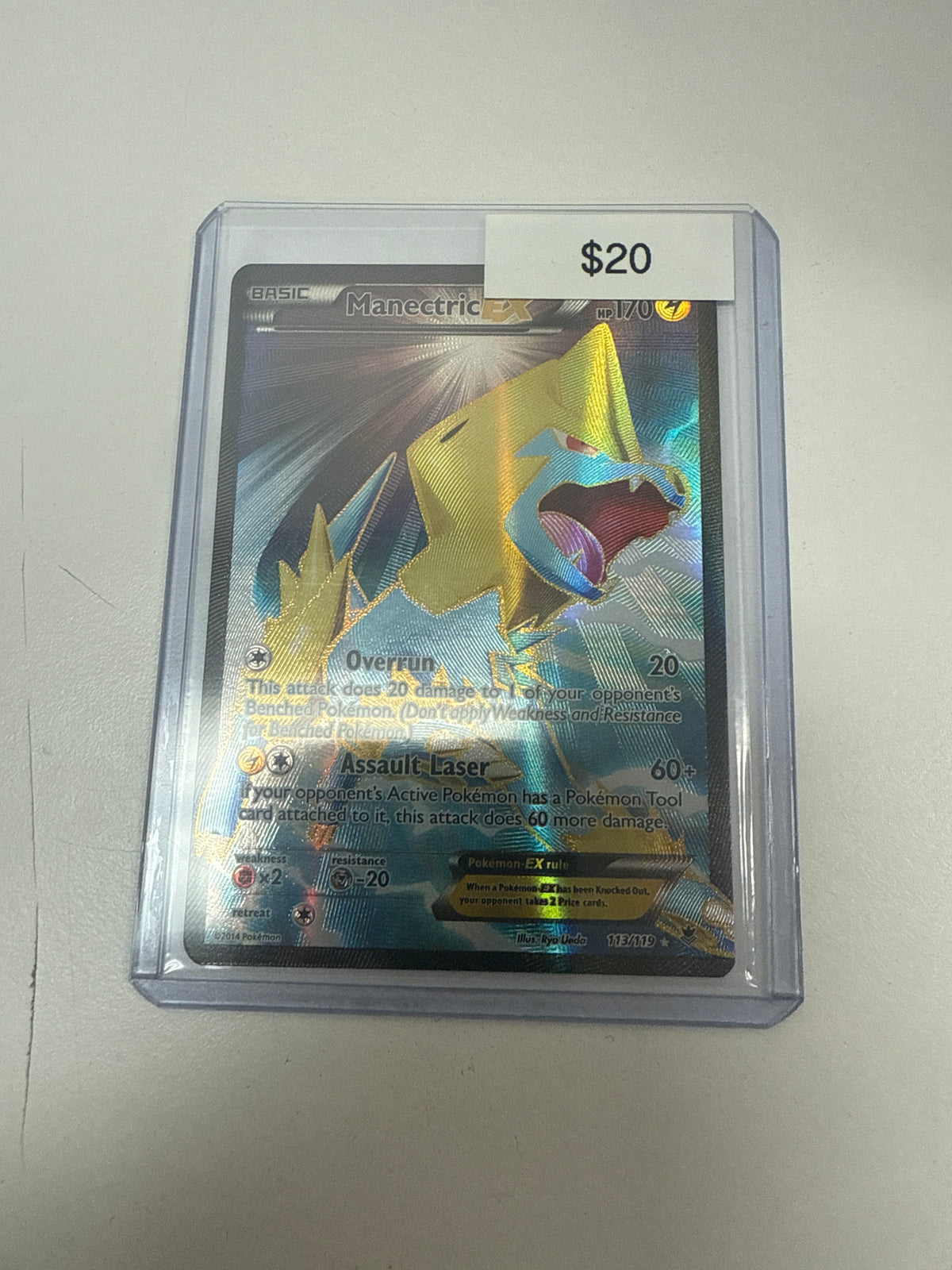 Pokemon Manectric Ex #113/119