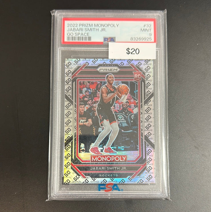 2022 Prizm Monopoly Jabari Smith Jr. GO Space 