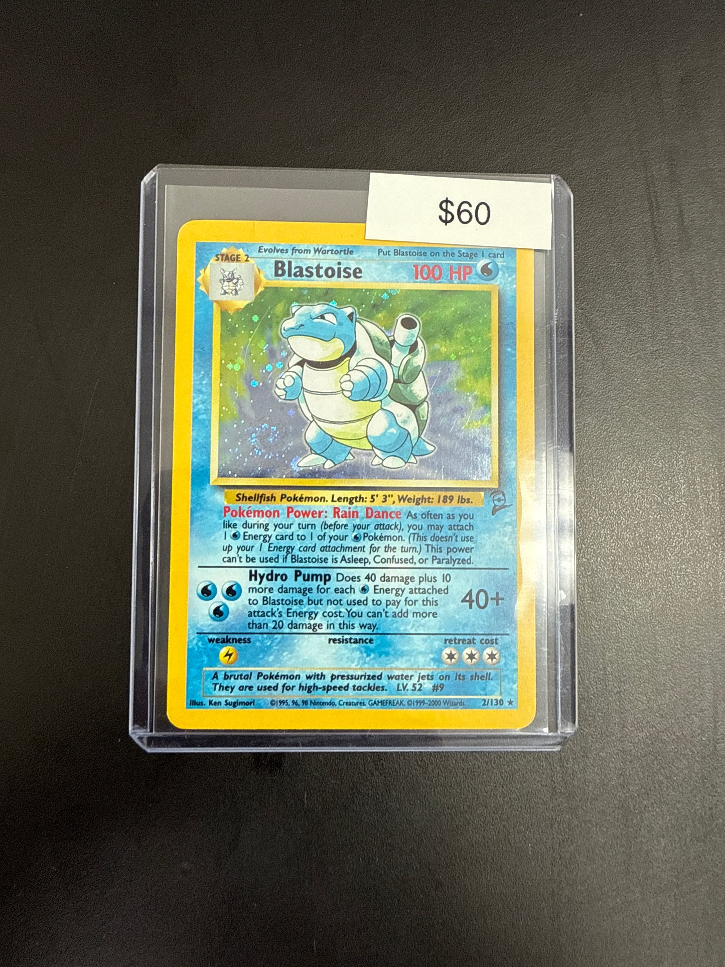 Pokémon Base Set 2 Blastoise 2/130
