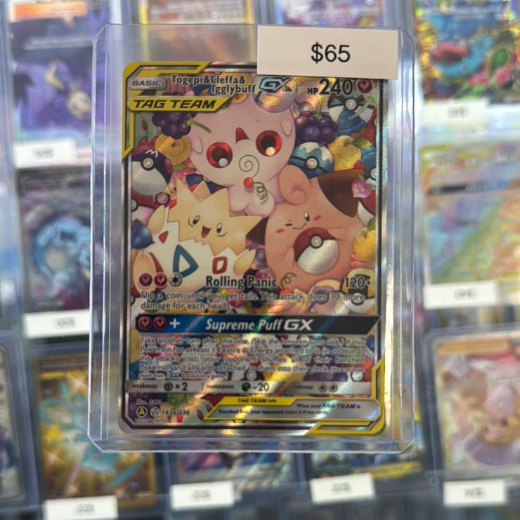 Pokémon Togepi & Cleffa & Igglybiff GX 143a/236