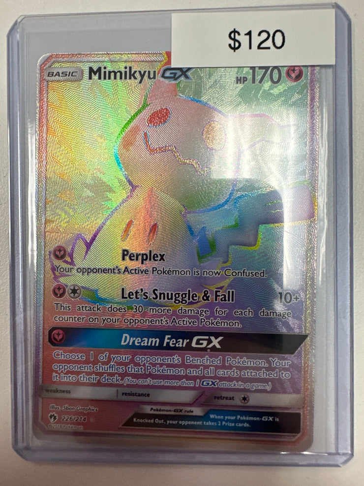 Pokemon Mimikyu GX 226/214