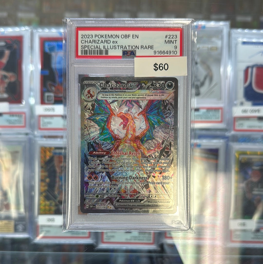 Pokemon Charizard EX Obsidian Flames PSA 9