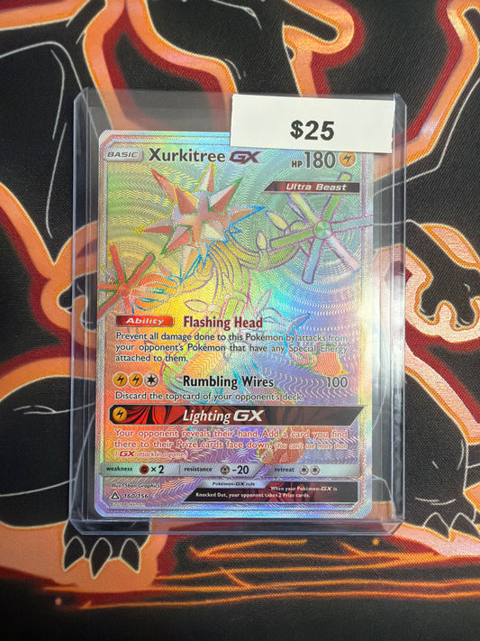 Pokemon Xurkitree GX Secret 160/156