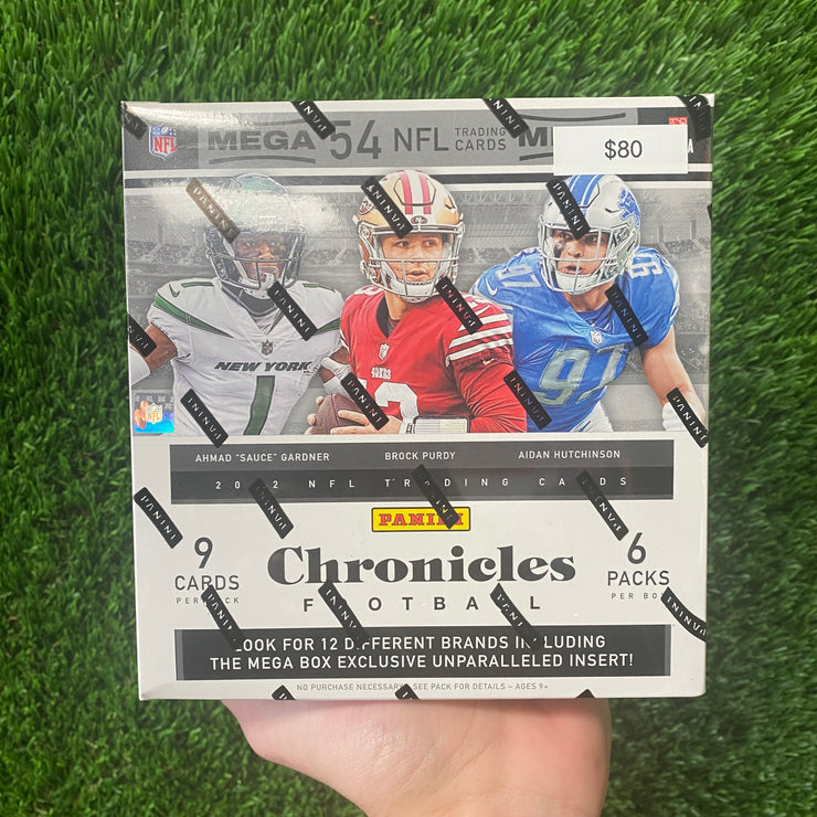 2022 Chronicles Football Mega Box (Unparalleled Inserts)