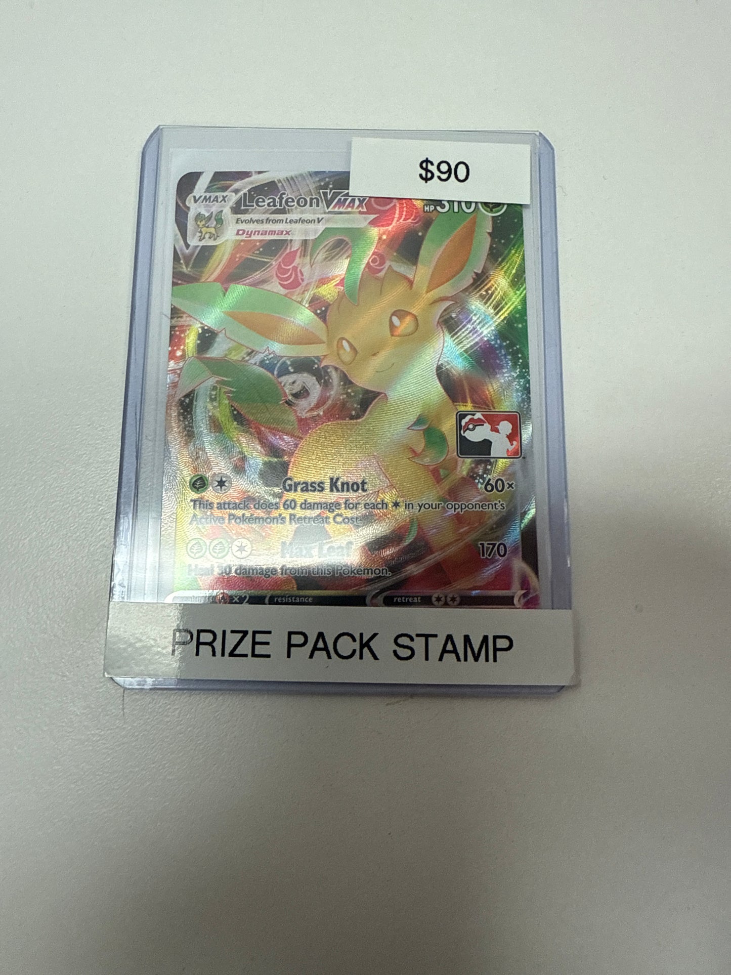 Prize Pack Stamp Leafeon Vmax #008/203
