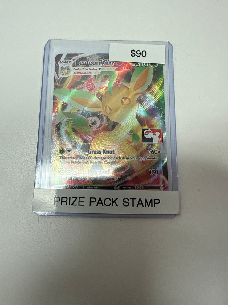 Prize Pack Stamp Leafeon Vmax 