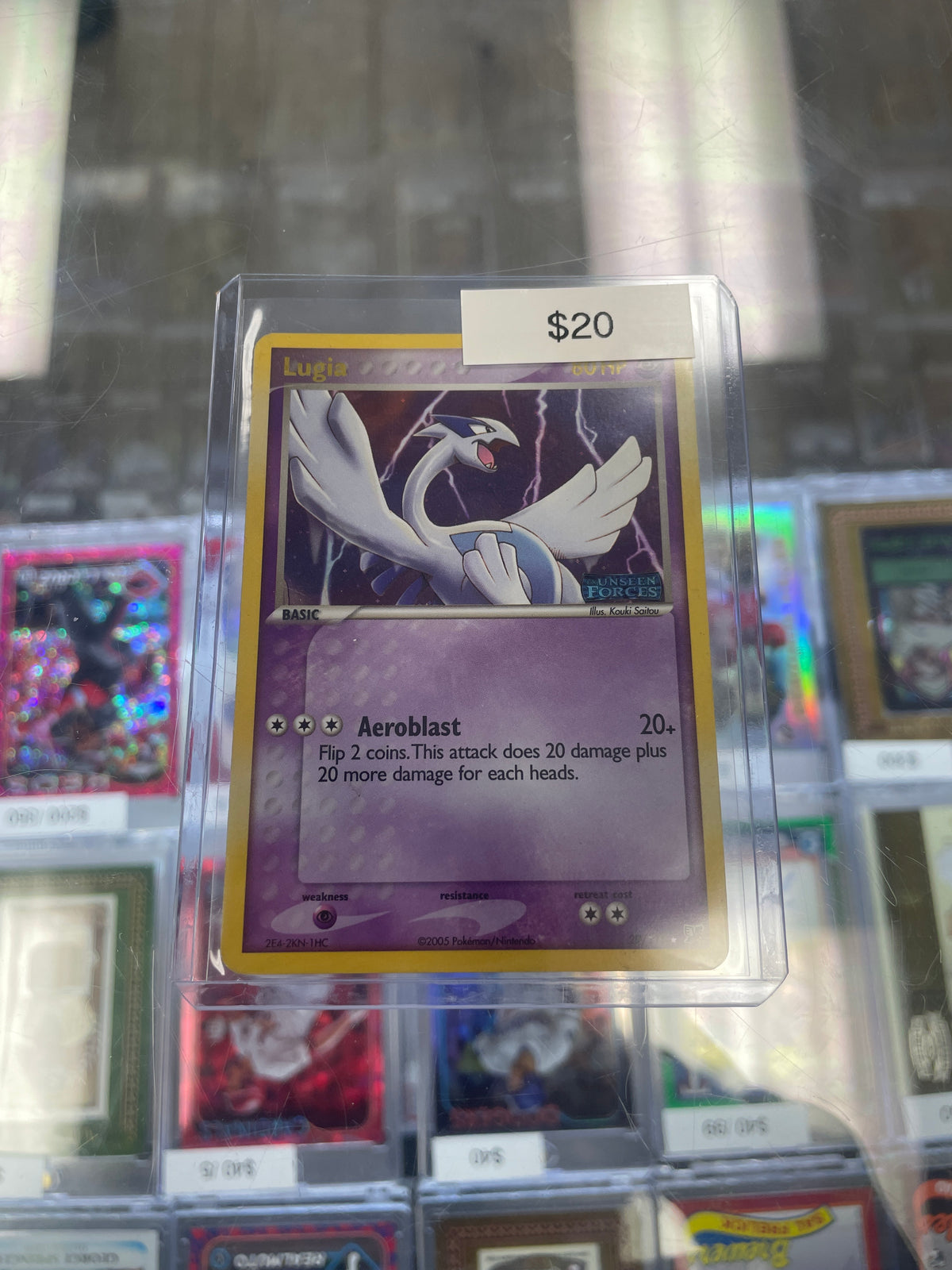 Pokemon Lugia Reverse Holo Unseen Forces #29/115