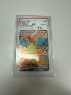 151 Charizard Ex Full Art #183/165 PSA 9