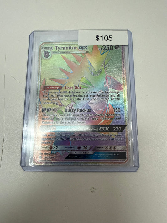 Pokemon Tyranitar Gx Secret #223/214