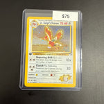 Pokémon Lt. Surges FEAROW 7/132 1st Ed.