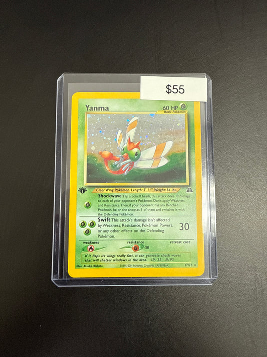 Pokémon Yanma 17/75 1st Ed.