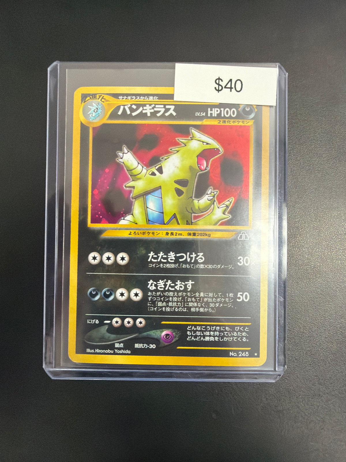 Pokemon Japanese Tyranitar Neo #248