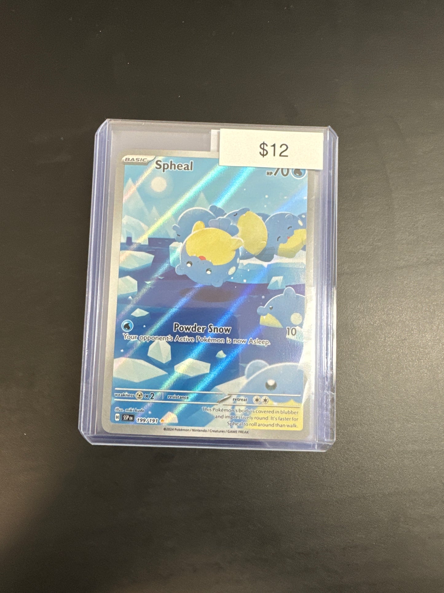 Pokémon Surging Sparks Spheal 199/091