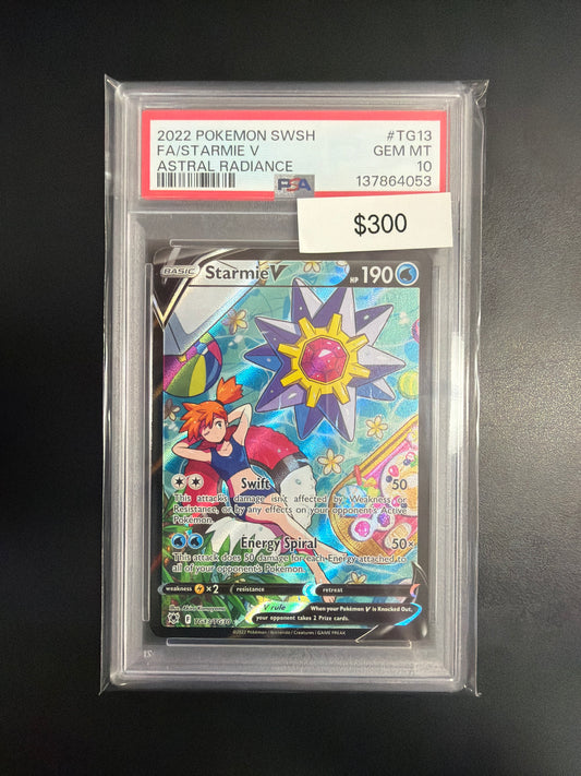 Pokemon Starmie V #TG13 PSA 10
