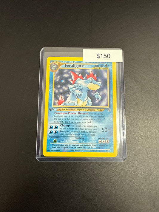 Pokémon FERALIGATR 1st Ed. 4/111