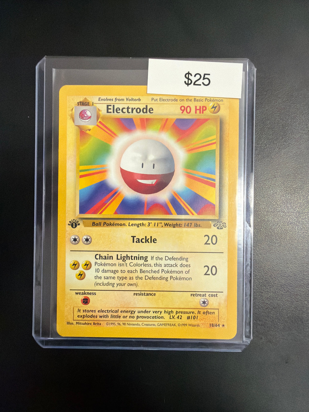 Pokemon Electrode Jungle 1st Ed. 18/64